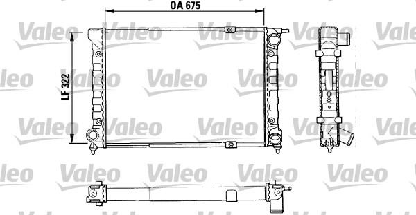 Valeo 883849 - Radiator, mühərrikin soyudulması furqanavto.az