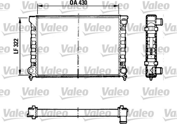 Valeo 883869 - Radiator, mühərrikin soyudulması furqanavto.az