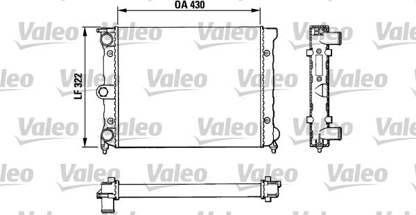 Valeo 883819 - Radiator, mühərrikin soyudulması furqanavto.az