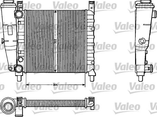 Valeo 883811 - Radiator, mühərrikin soyudulması furqanavto.az