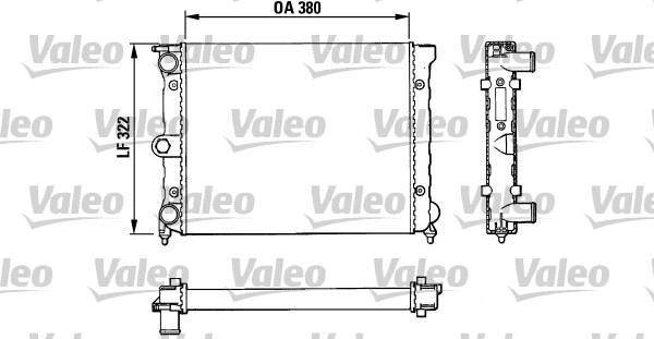 Valeo 883818 - Radiator, mühərrikin soyudulması furqanavto.az