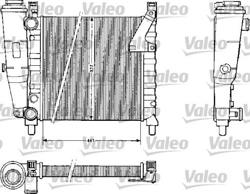 Valeo 883813 - Radiator, mühərrikin soyudulması furqanavto.az