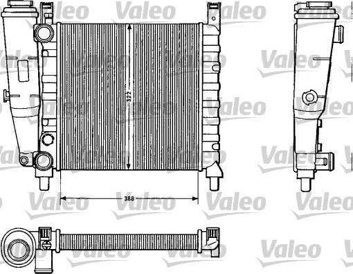 Valeo 883812 - Radiator, mühərrikin soyudulması furqanavto.az