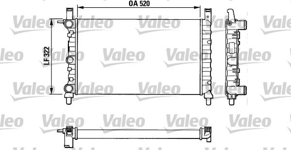 Valeo 883825 - Radiator, mühərrikin soyudulması furqanavto.az