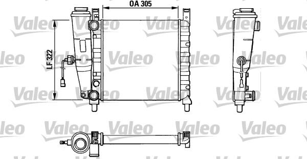 Valeo 883826 - Radiator, mühərrikin soyudulması furqanavto.az