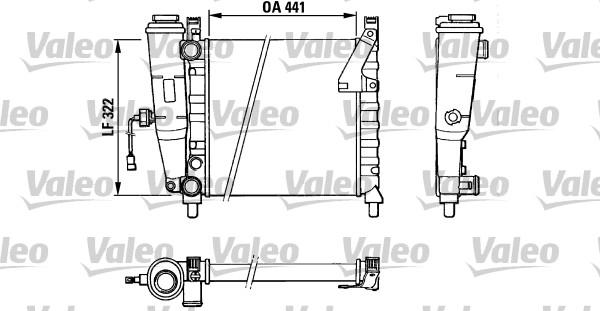 Valeo 883828 - Radiator, mühərrikin soyudulması furqanavto.az