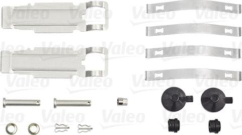 Valeo 882200 - Əyləc altlığı dəsti, əyləc diski furqanavto.az