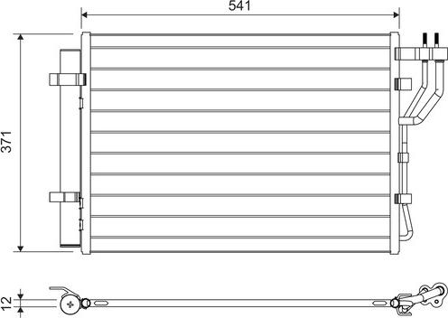 Valeo 822582 - Kondenser, kondisioner furqanavto.az