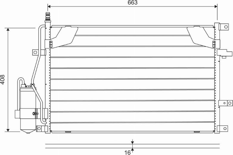 Valeo 822746 - Kondenser, kondisioner furqanavto.az