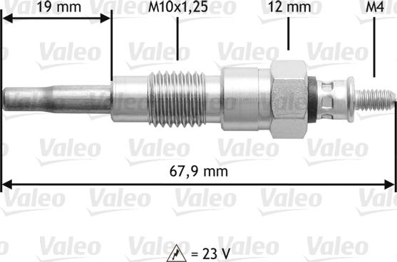 Valeo 345 196 - İşıqlandırma şamı furqanavto.az