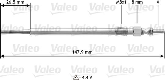 Valeo 345142 - İşıqlandırma şamı furqanavto.az