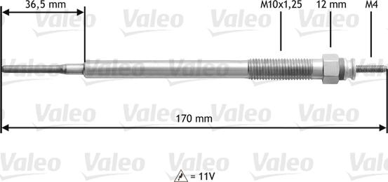 Valeo 345154 - İşıqlandırma şamı www.furqanavto.az