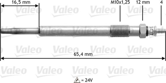 Valeo 345169 - İşıqlandırma şamı furqanavto.az