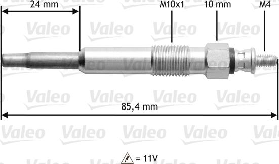 Valeo 345105 - İşıqlandırma şamı furqanavto.az