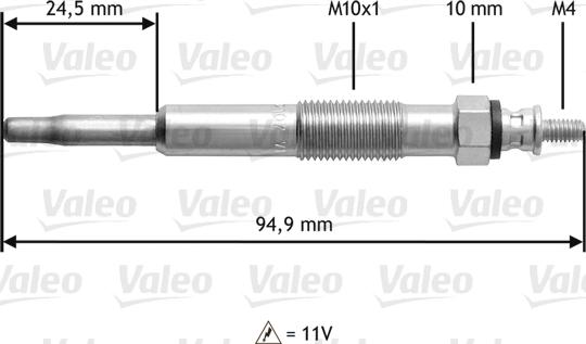 Valeo 345110 - İşıqlandırma şamı furqanavto.az