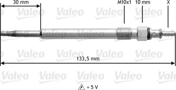 Valeo 345 188 - İşıqlandırma şamı furqanavto.az