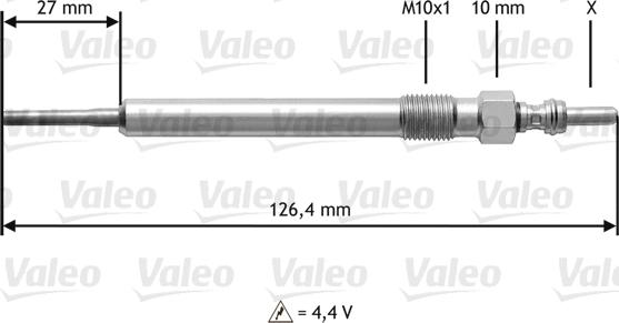 Valeo 345 183 - İşıqlandırma şamı furqanavto.az