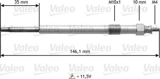 Valeo 345139 - İşıqlandırma şamı furqanavto.az