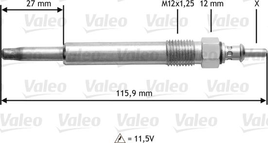 Valeo 345129 - İşıqlandırma şamı www.furqanavto.az