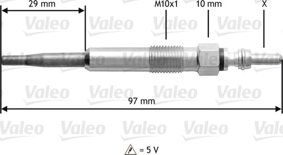 Valeo 345125 - İşıqlandırma şamı furqanavto.az