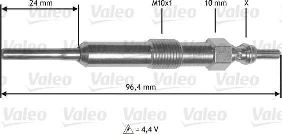 Valeo 345171 - İşıqlandırma şamı furqanavto.az