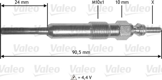 Valeo 345172 - İşıqlandırma şamı furqanavto.az