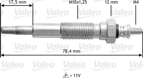 Valeo 345214 - İşıqlandırma şamı furqanavto.az