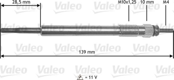 Valeo 345211 - İşıqlandırma şamı www.furqanavto.az