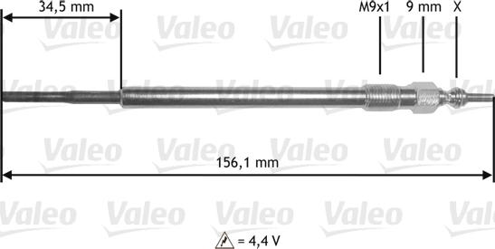 Valeo 345218 - İşıqlandırma şamı furqanavto.az