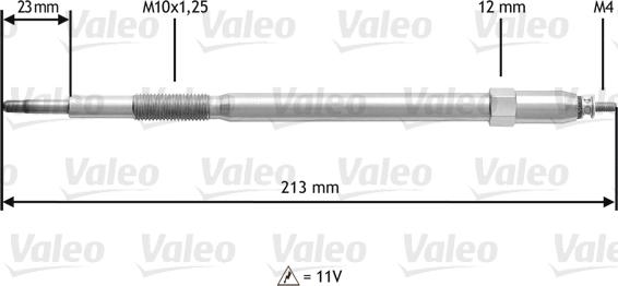 Valeo 345221 - İşıqlandırma şamı furqanavto.az