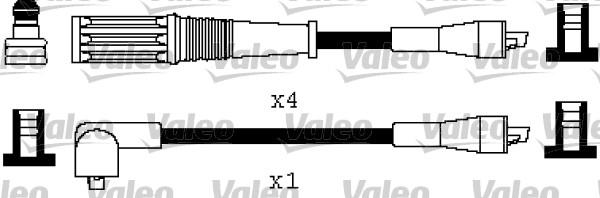 Valeo 346488 - Alovlanma kabeli dəsti furqanavto.az