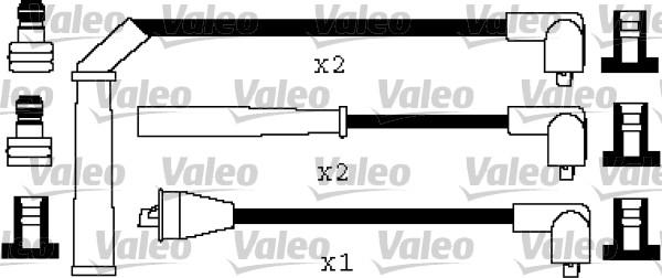 Valeo 346557 - Alovlanma kabeli dəsti furqanavto.az