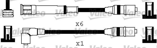 Valeo 346575 - Alovlanma kabeli dəsti furqanavto.az