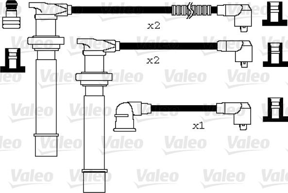 Valeo 346077 - Alovlanma kabeli dəsti furqanavto.az