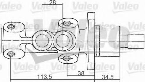 Valeo 350809 - Əyləc Baş Silindr furqanavto.az