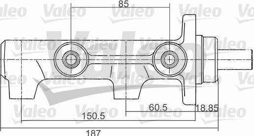 Valeo 350713 - Əyləc Baş Silindr furqanavto.az