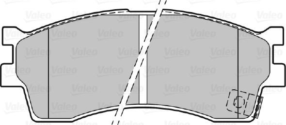 Valeo 301910 - Əyləc altlığı dəsti, əyləc diski furqanavto.az