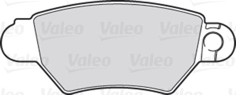 Valeo 301926 - Əyləc altlığı dəsti, əyləc diski furqanavto.az