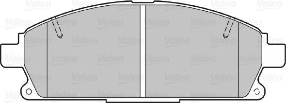 Valeo 301452 - Əyləc altlığı dəsti, əyləc diski furqanavto.az