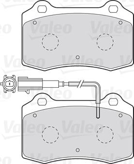 Valeo 301466 - Əyləc altlığı dəsti, əyləc diski furqanavto.az