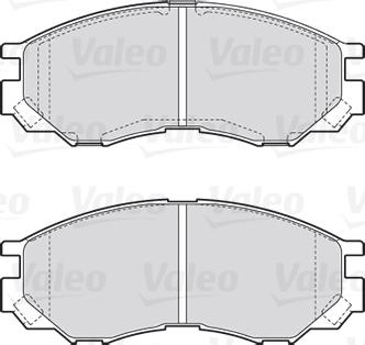 Valeo 301522 - Əyləc altlığı dəsti, əyləc diski furqanavto.az