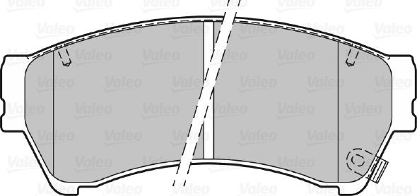 Valeo 301071 - Əyləc altlığı dəsti, əyləc diski furqanavto.az