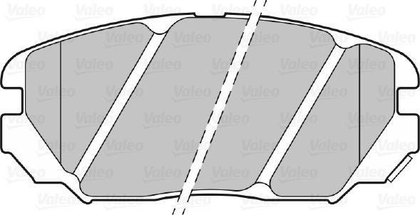 Valeo 301348 - Əyləc altlığı dəsti, əyləc diski furqanavto.az