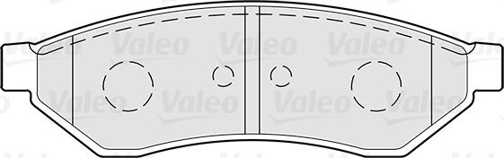 Valeo 301271 - Əyləc altlığı dəsti, əyləc diski furqanavto.az