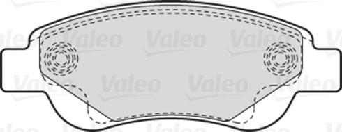 Valeo 670718 - Əyləc altlığı dəsti, əyləc diski furqanavto.az