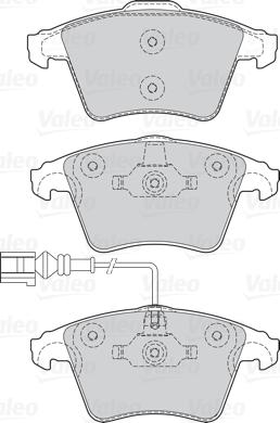 Valeo 302041 - Əyləc altlığı dəsti, əyləc diski furqanavto.az