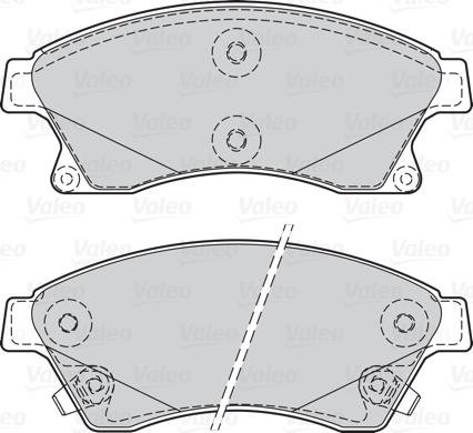 Valeo 670071 - Əyləc altlığı dəsti, əyləc diski furqanavto.az