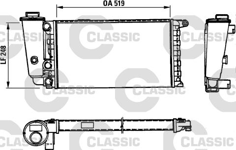 Valeo 316707 - Radiator, mühərrikin soyudulması furqanavto.az