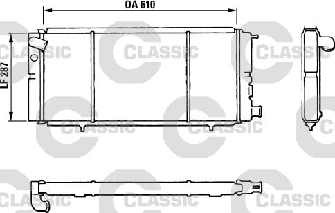 Valeo 310827 - Radiator, mühərrikin soyudulması furqanavto.az