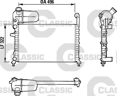 Valeo 311070 - Radiator, mühərrikin soyudulması furqanavto.az